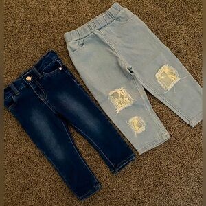2 pairs baby jeans